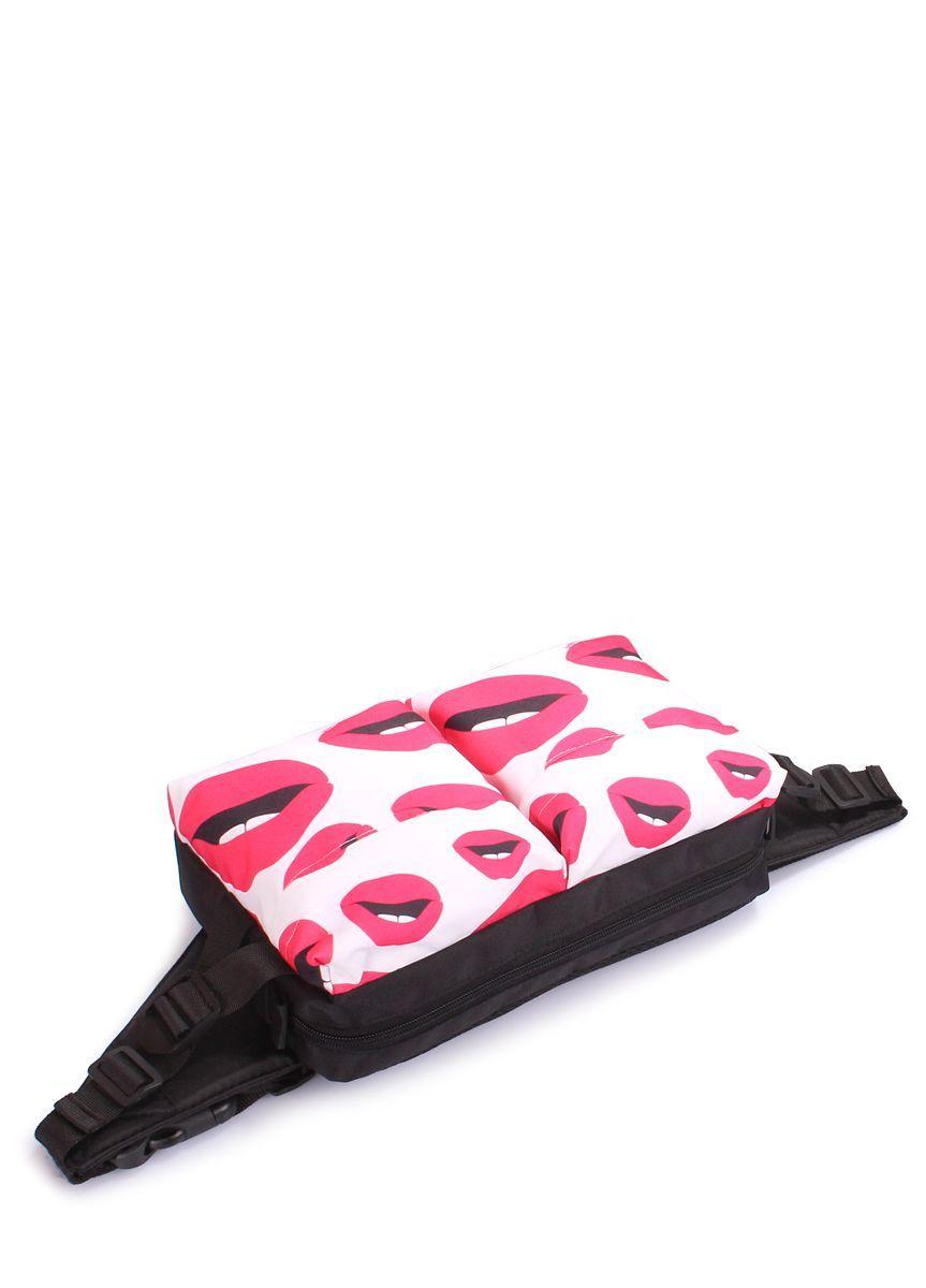 Сумка на пояс POOLPARTY Bumper з губами
