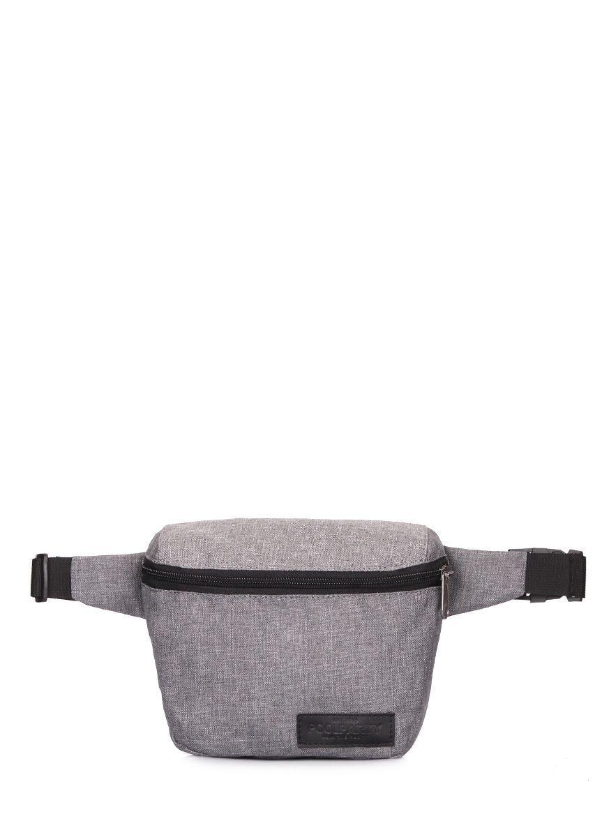 Сумка на пояс POOLPARTY Fanny сіра