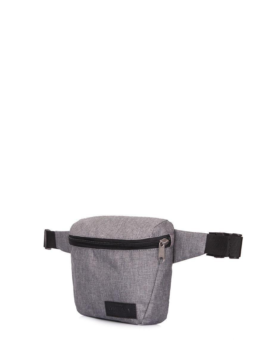 Сумка на пояс POOLPARTY Fanny сіра