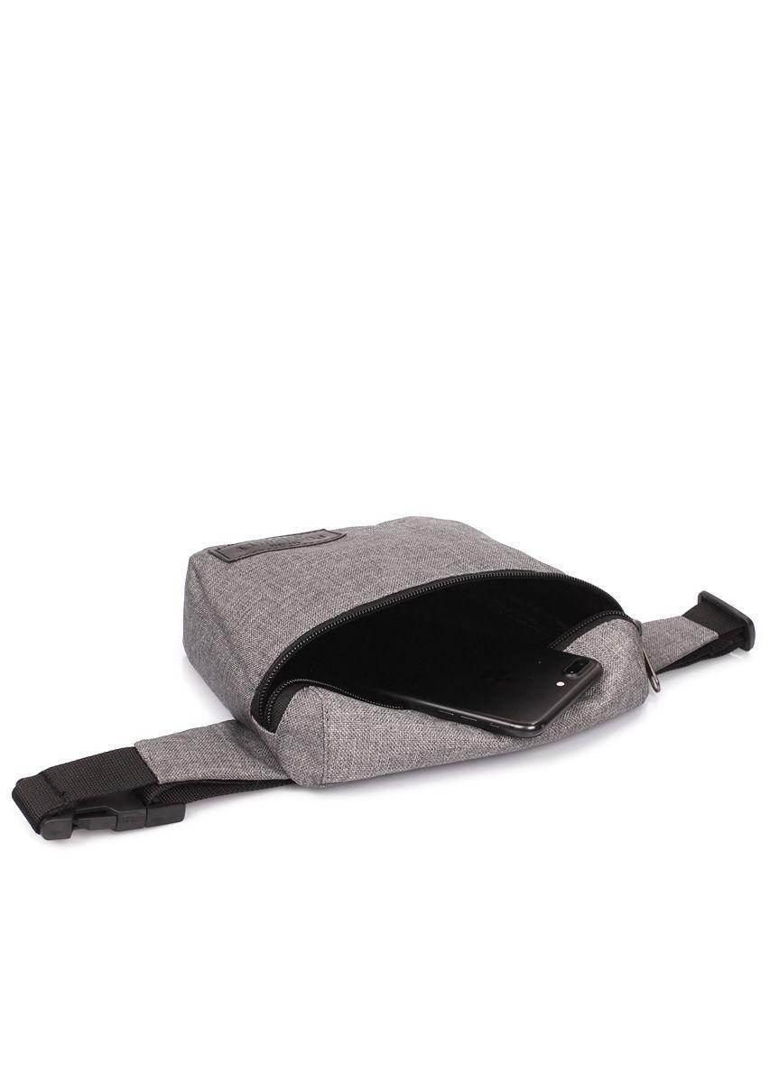 Сумка на пояс POOLPARTY Fanny сіра