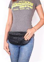 Сумка-бананка POOLPARTY Waistbag з паєтками