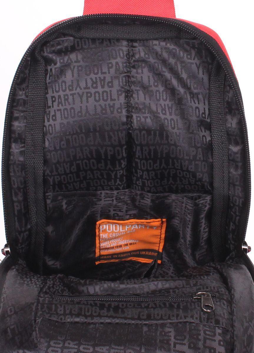 Сумка-рюкзак POOLPARTY Sling червоний