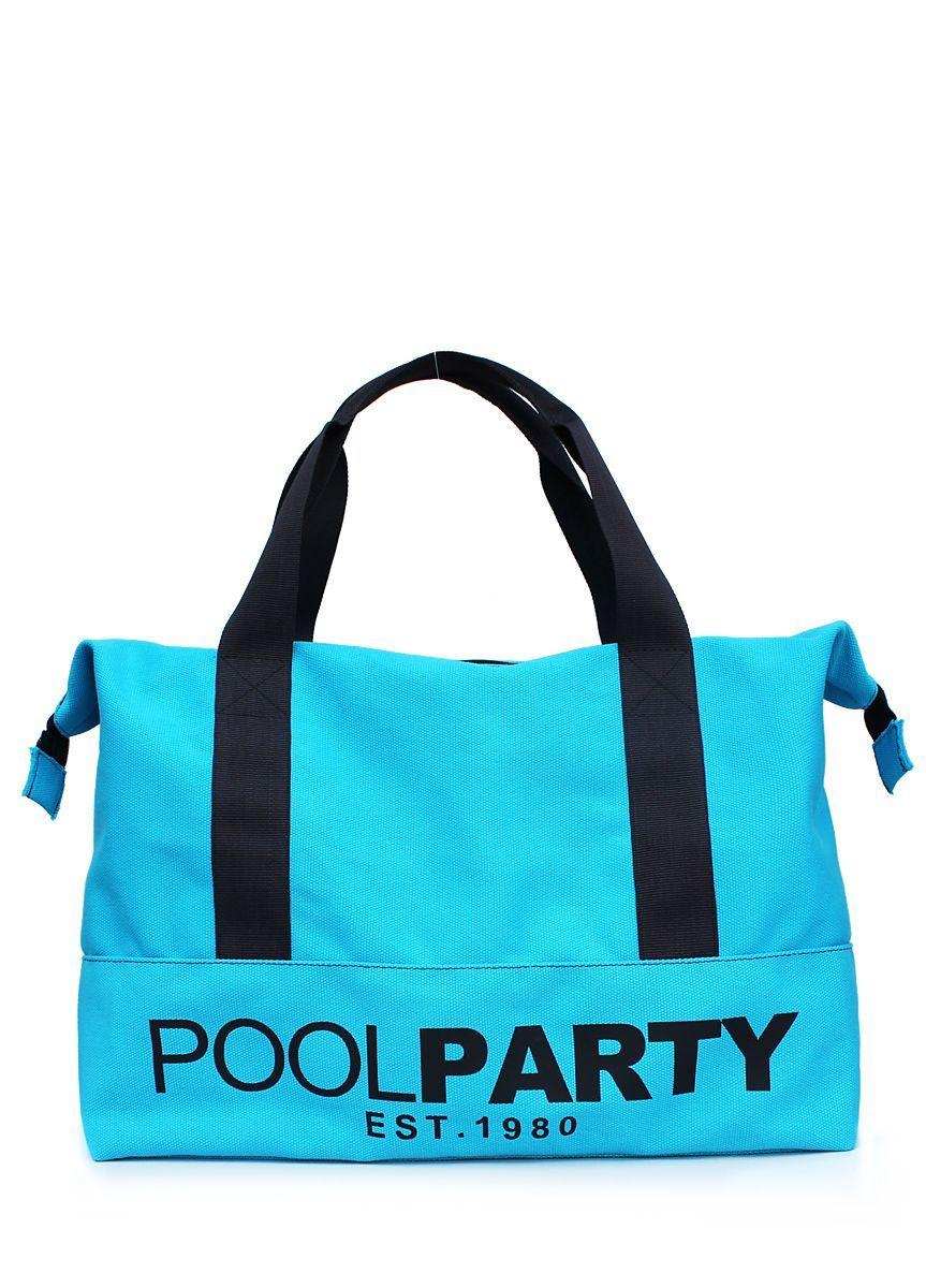 Текстильна сумка  POOLPARTY Universal блакитна