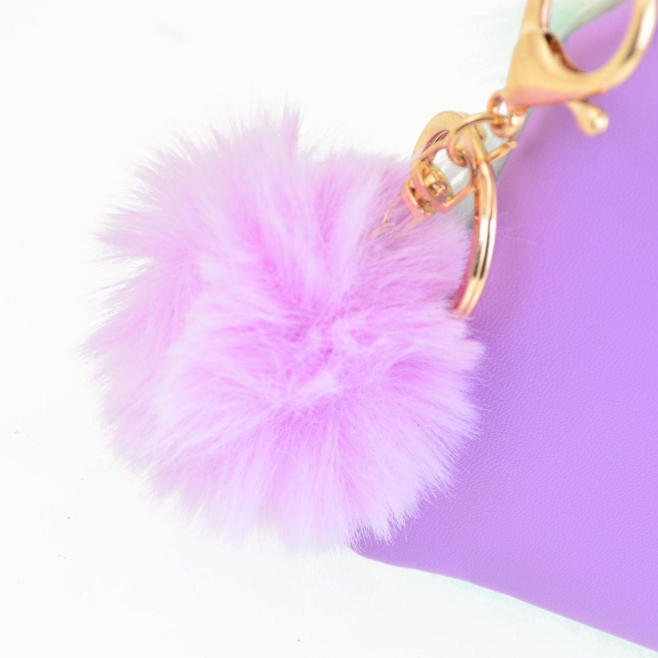 Пенал-косметичка YES  «Furry», бузкова