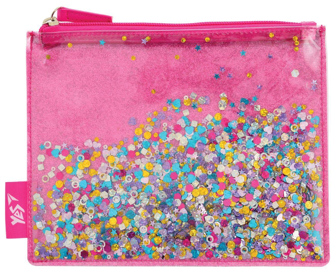 Пенал-косметичка YES с блестками "Glitter sorbet"