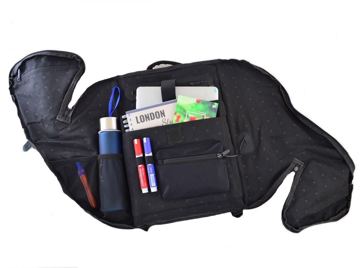 Рюкзак міський YES  GP-01 "Orange x-factor"