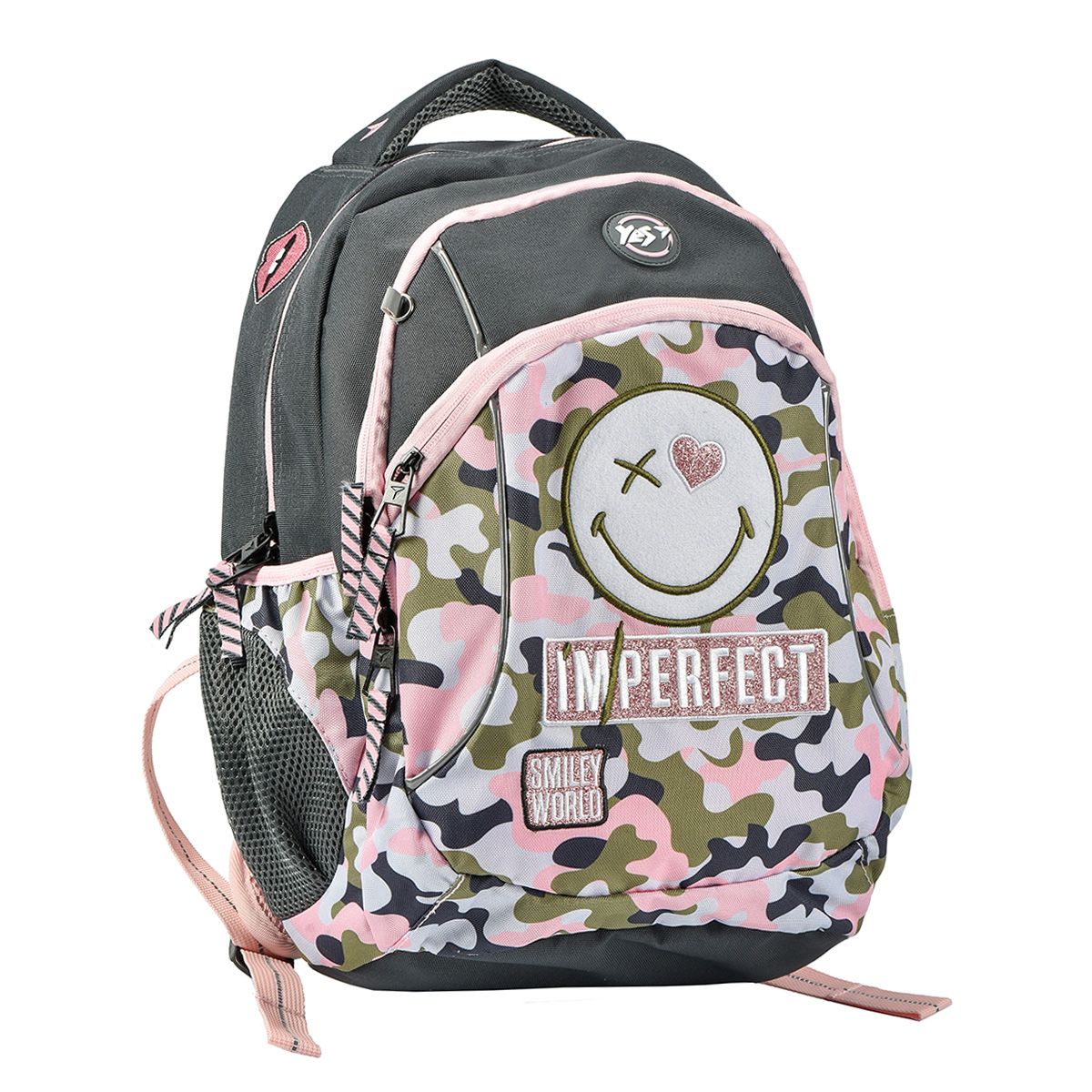 Рюкзак молодіжний YES T-45  "Smiley World" Military girl
