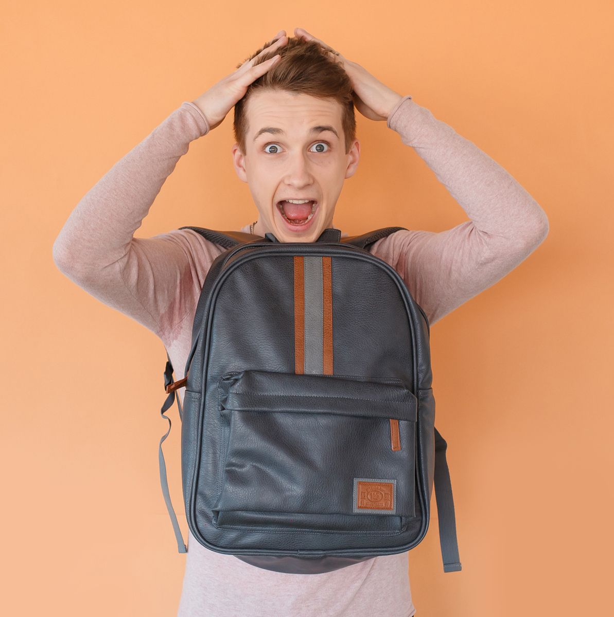 Рюкзак молодіжний YES  ST-16 Infinity mist grey, 42*31*13