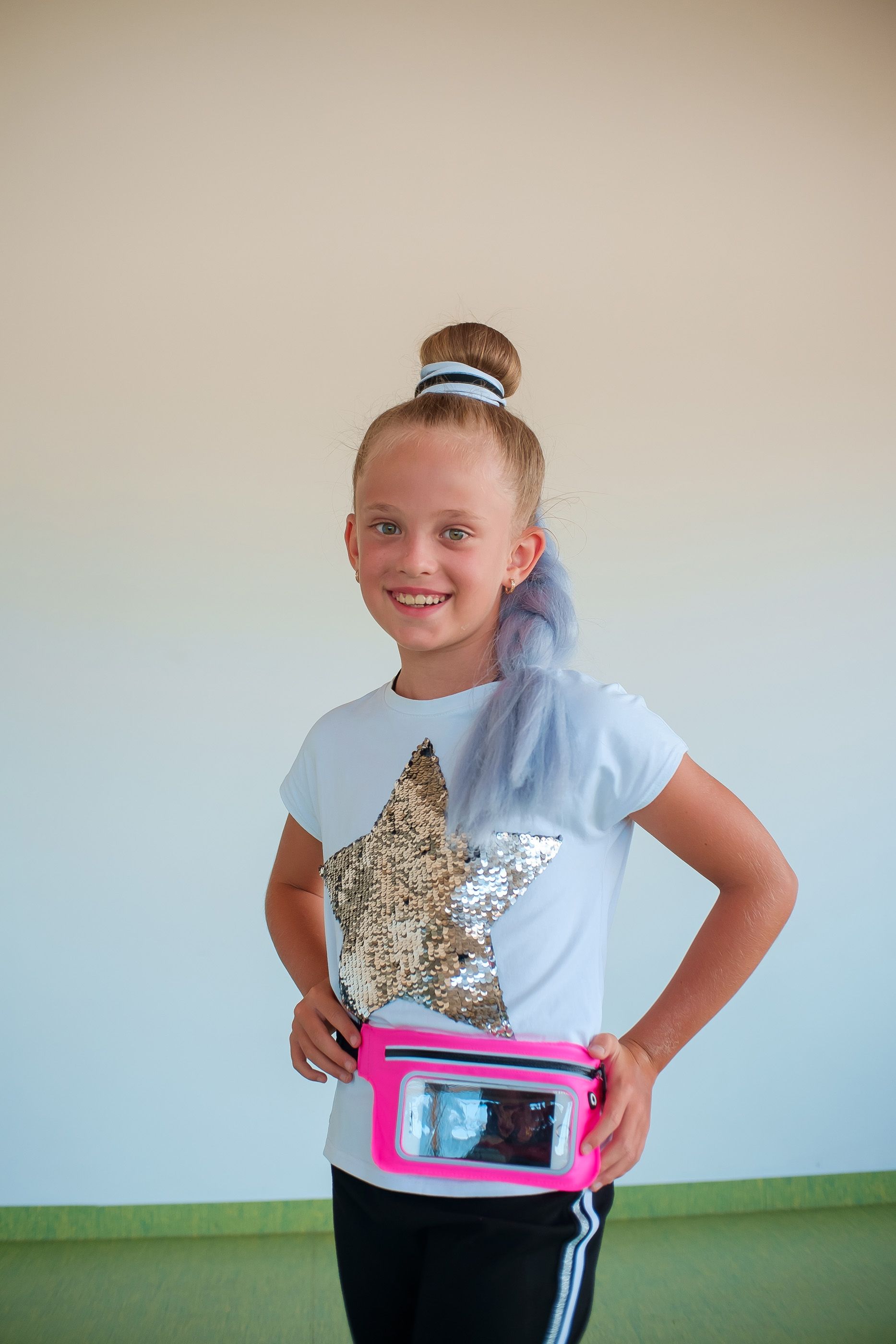 Сумка на пояс YES, рожева