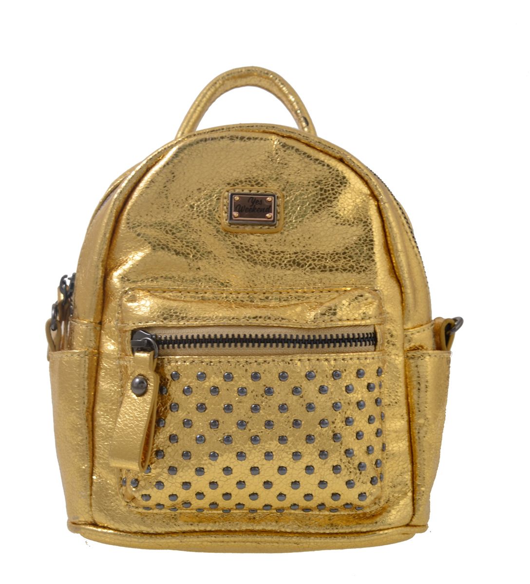 Сумка-рюкзак, золота, 17*20*8см