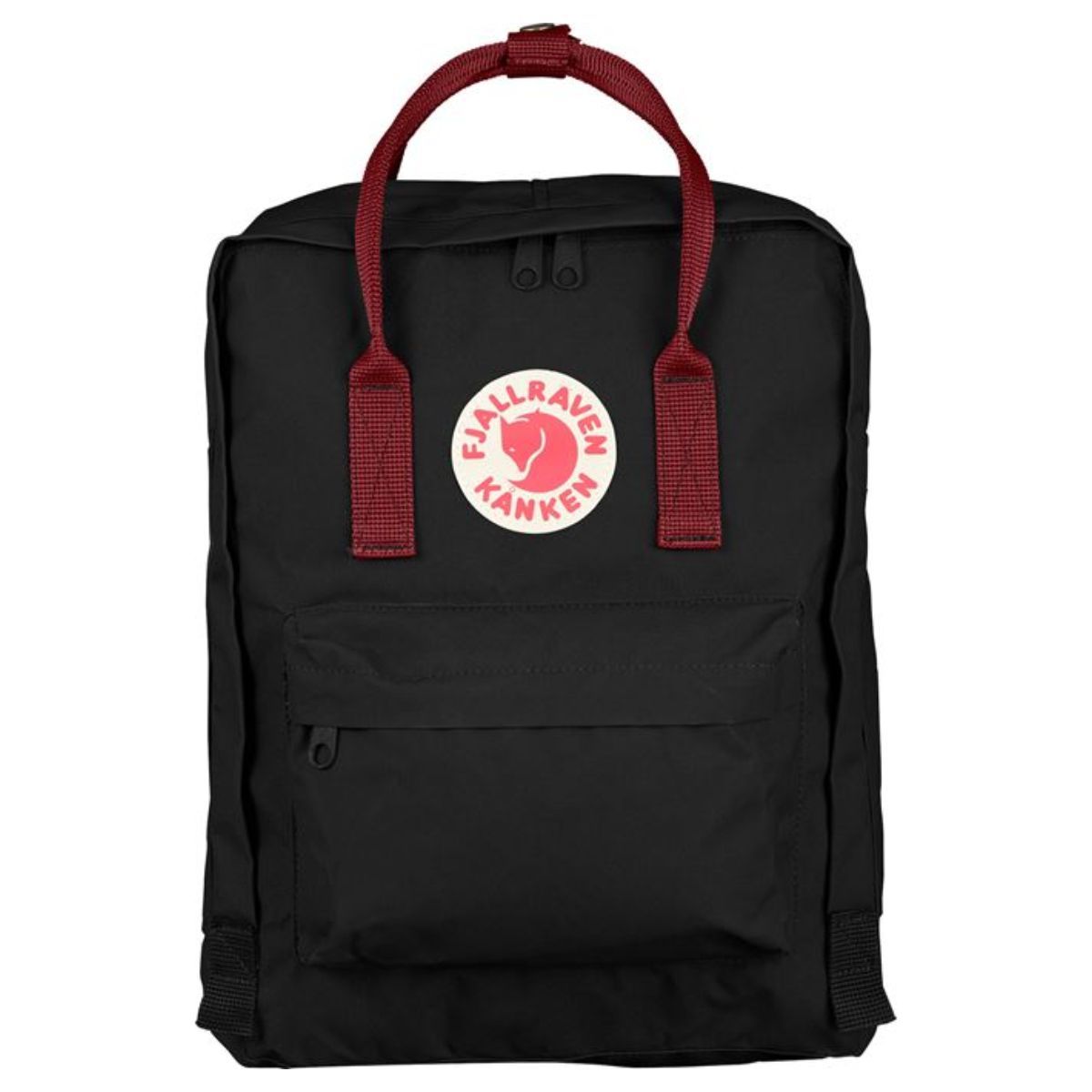 Міський рюкзак Fjallraven Kanken Black/Ox Red 16 л 23510.550-326