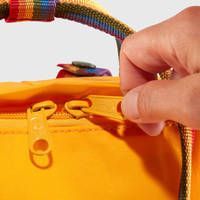 Міський рюкзак Fjallraven Kanken Rainbow Warm Yellow/Rainbow Pattern 16 л 23620.141-907