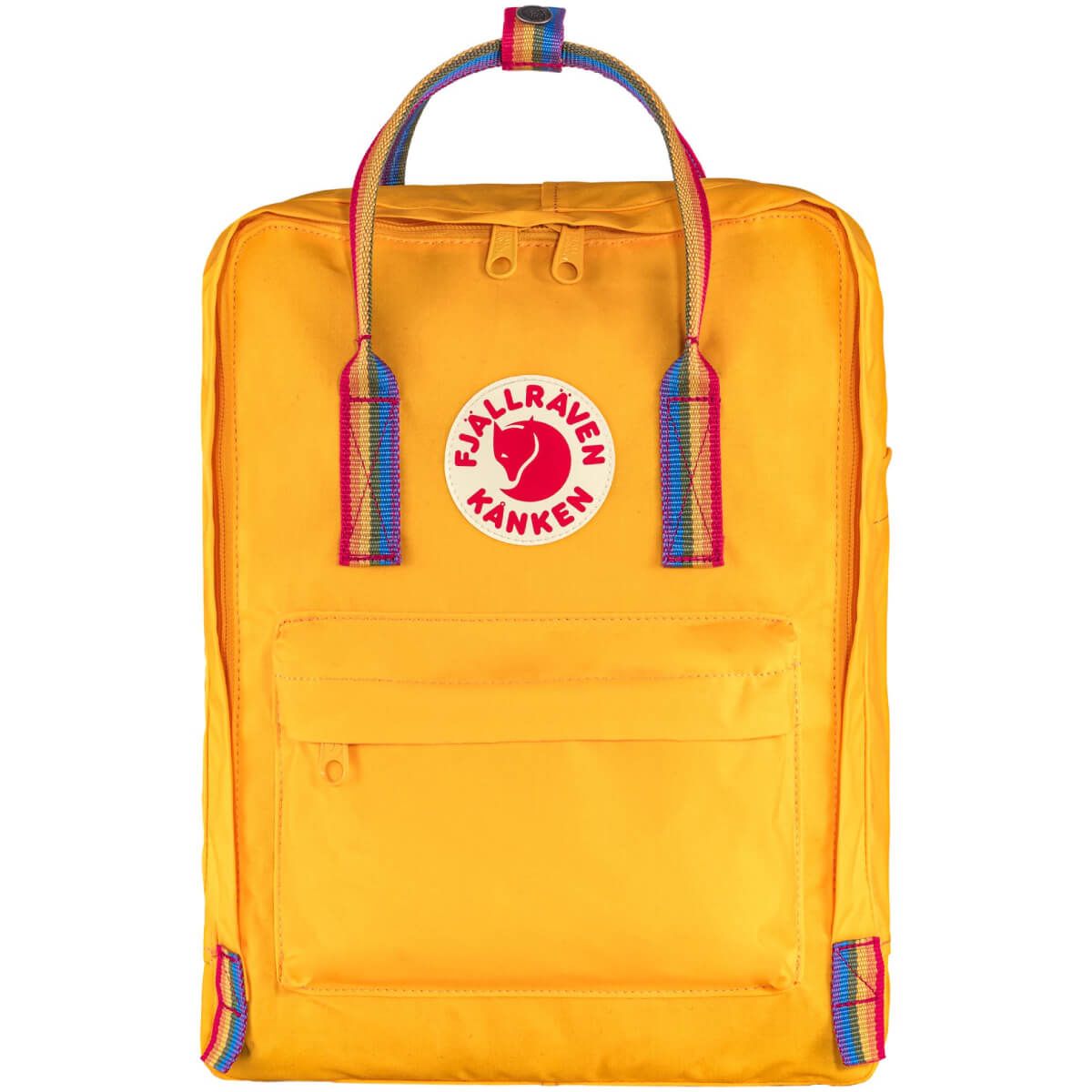 Міський рюкзак Fjallraven Kanken Rainbow Warm Yellow/Rainbow Pattern 16 л 23620.141-907