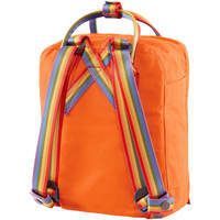 Міський рюкзак Fjallraven Kanken Rainbow Mini Burnt Orange/Rainbow Pattern 7 л 23621.212-907