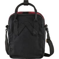 Наплічна сумка Fjallraven Kanken Re-Wool Sling Red/Black 2.5 л 23329.320-550