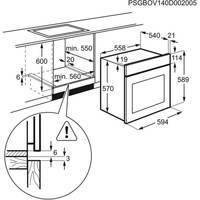 Духова шафа електрична ELECTROLUX EZB53430AK