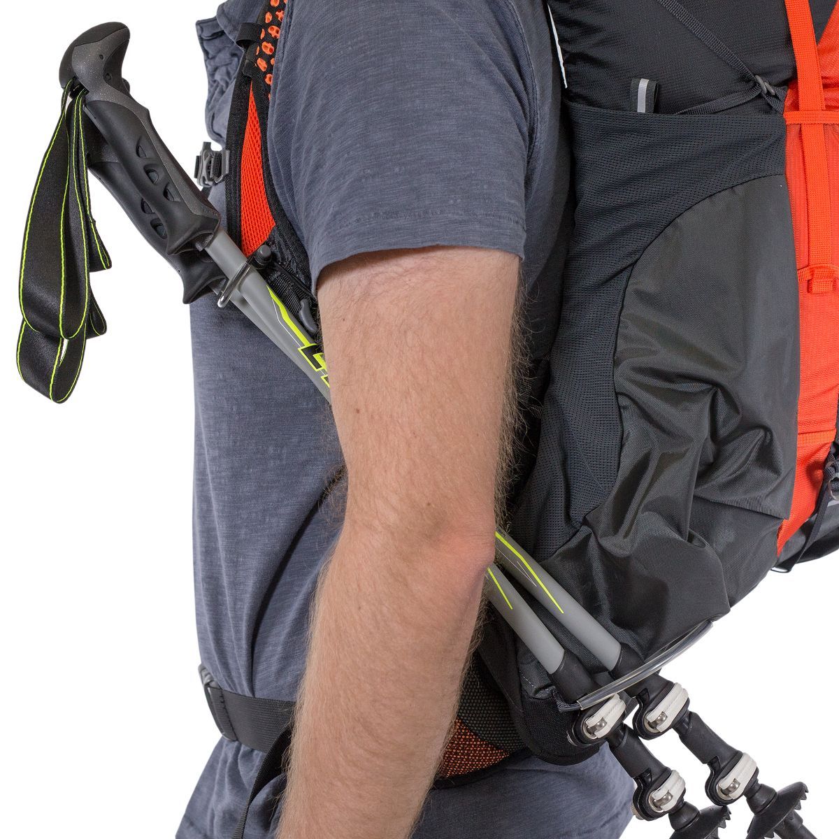 Рюкзак Osprey Exos 58 (2021) Blaze Black чорний