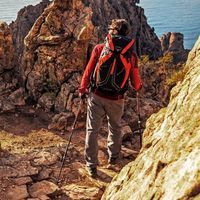 Рюкзак Osprey Exos 58 (2021) Blaze Black чорний