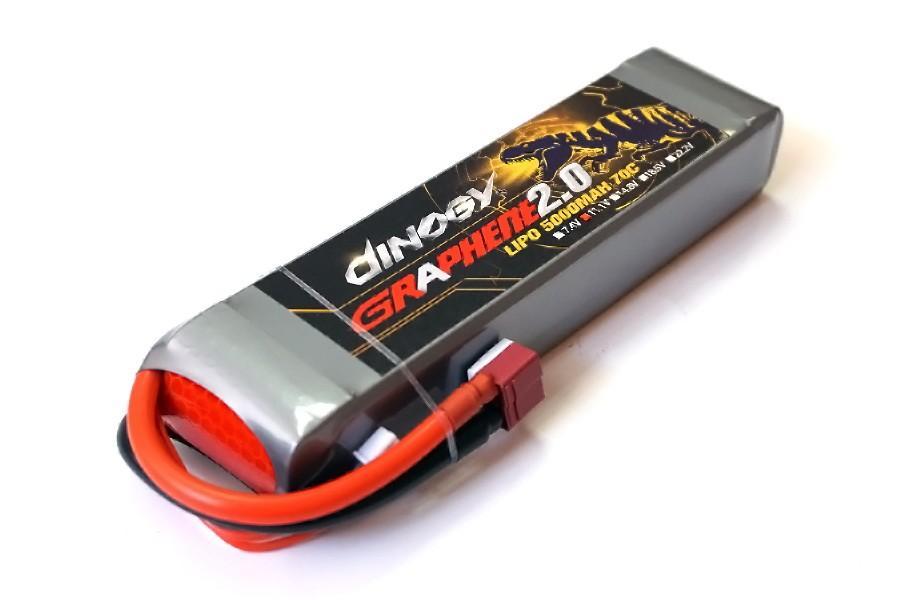 Акумулятор для квадрокоптера Dinogy G2.0 Li-Pol 5000 мАч 11.1 В 29x48x165 мм T-Plug 70C DLC-3S5000XT-T
