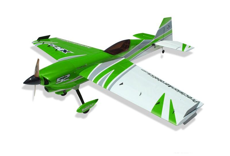 Літак радіокерований Precision Aerobatics XR -52 1321мм KIT (зелений) PA-XR52-GREEN