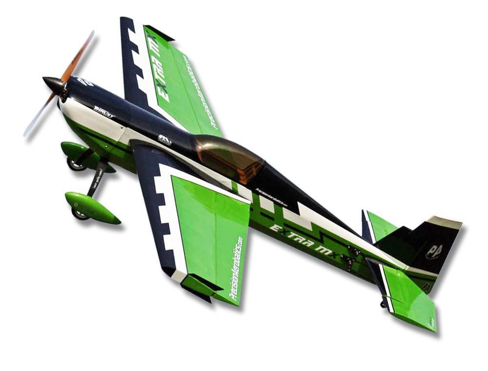 Літак радіокерований Precision Aerobatics Extra MX 1472мм KIT (зелений) PA-MX-GREEN