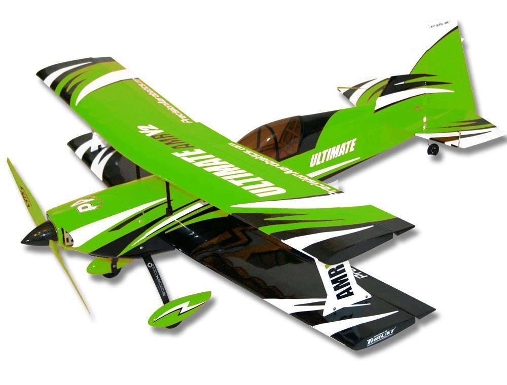 Літак радіокерований Precision Aerobatics Ultimate AMR 1014мм KIT (зелений) PA-AMR-GREEN