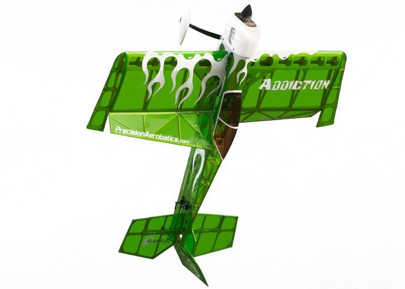 Літак радіокерований Precision Aerobatics Addiction 1000 мм KIT (зелений) PA-AD-GREEN