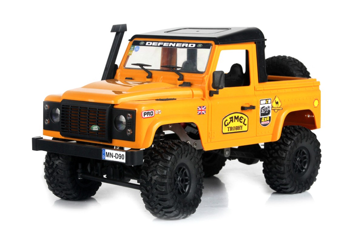 Машинка на радіокеруванні 1:12 MN Model Краулер D90 Defender повнопривідний (жовтий) MN-91-1Y