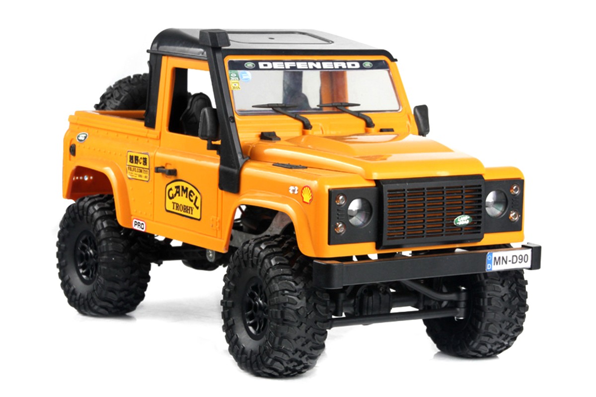 Машинка на радіокеруванні 1:12 MN Model Краулер D90 Defender повнопривідний (жовтий) MN-91-1Y