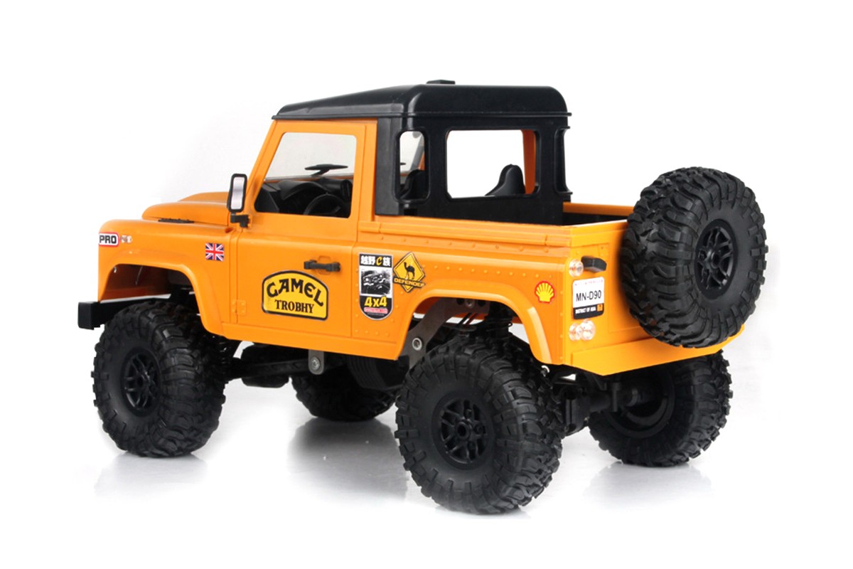 Машинка на радіокеруванні 1:12 MN Model Краулер D90 Defender повнопривідний (жовтий) MN-91-1Y