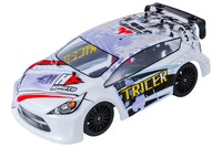 Радіокерована модель Шосейна 1:18 Himoto Tricer E18OR Brushed (білий) E18ORw
