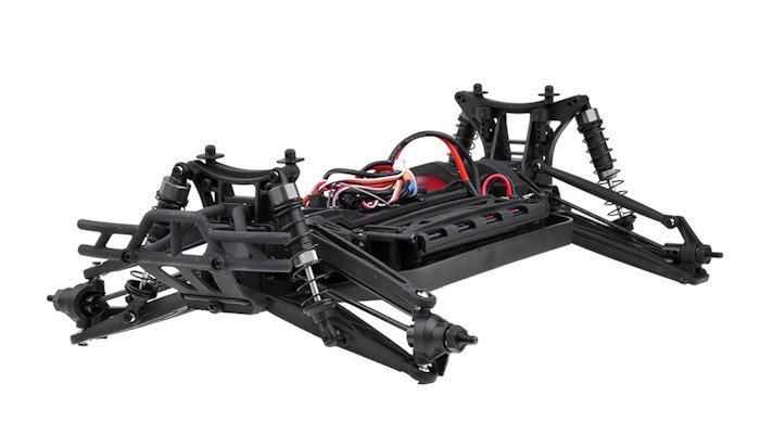 Радіокерована модель Монстр 1:10 Himoto Bowie E10MT Brushed (чорний) E10MTb