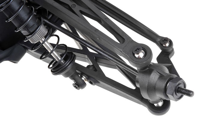 Радіокерована модель Монстр 1:10 Himoto Bowie E10MT Brushed (чорний) E10MTb