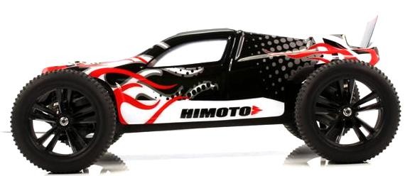 Радіокерована модель Траггі 1:10 Himoto Katana E10XT Brushed (чорний) E10XTb