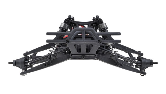 Радіокерована модель Траггі 1:10 Himoto Katana E10XT Brushed (чорний) E10XTb