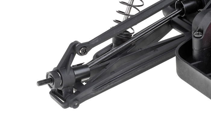 Радіокерована модель Траггі 1:10 Himoto Katana E10XT Brushed (чорний) E10XTb