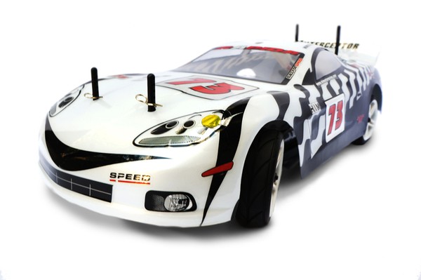 Радіокерована модель Шосейна 1:10 Himoto NASCADA HI5101 Brushed (білий) HI5101w