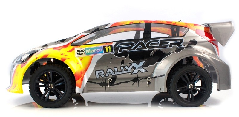 Радіокерована модель Ралі 1:10 Himoto RallyX E10XR Brushed (сірий) E10XRg