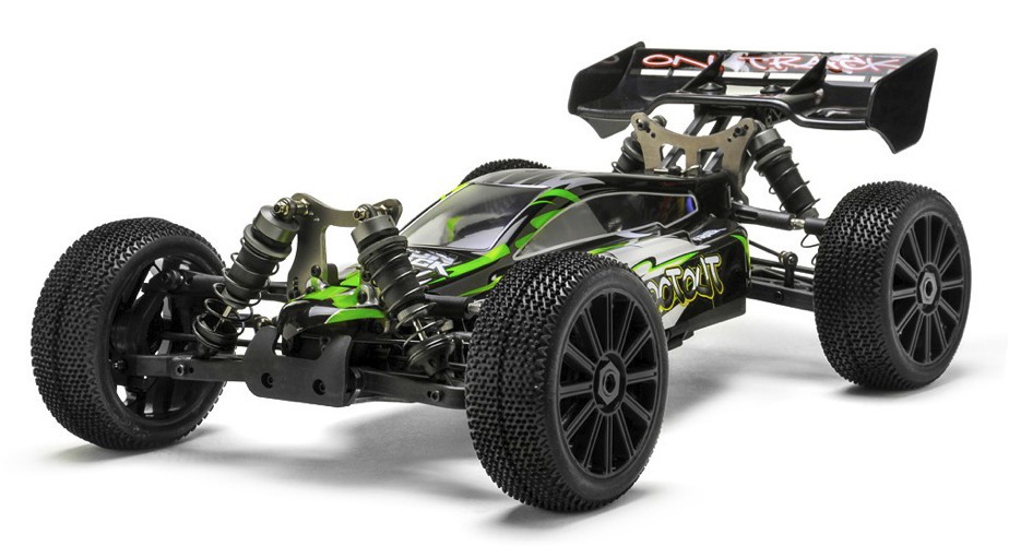 Радіокерована модель Баггі 1:8 Himoto Shootout MegaE8XBL Brushless (зелений) MegaE8XBLg