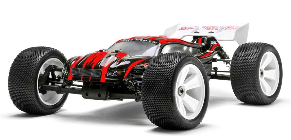 Радіокерована модель Траггі 1:8 Himoto Ziege MegaE8XTL Brushless (червоний) MegaE8XTLr