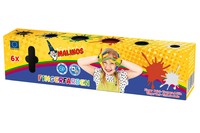Пальчикові фарби безглютенові MALINOS Fingerfarben не проливаються 6 кольорів MA-300012