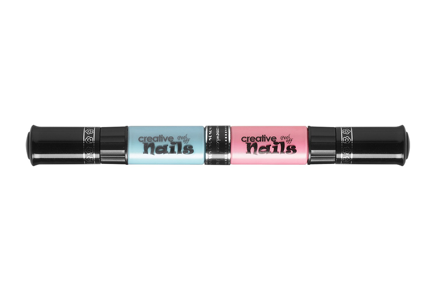 Дитячий лак-олівець для нігтів Malinos Creative Nails на водній основі (2 кольори Блакитний + Рожевий) MA-303016+303023