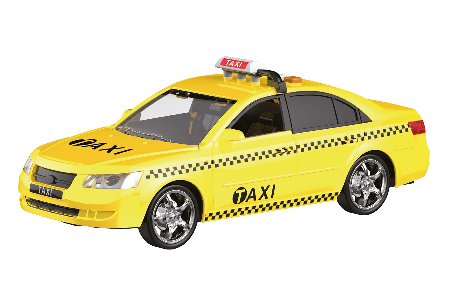 Машинка інерційна 1:16 Wenyi Таксі із звуком і світлом WY-560C