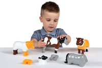Пазл 3D дитячий магнітні тварини POPULAR Playthings Mix or Match (корова, кінь, вівця, собака) PPT-62001