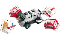 Дитячий конструктор Popular Playthings машинка (поліція, швидка допомога, пожежна) PPT-60402