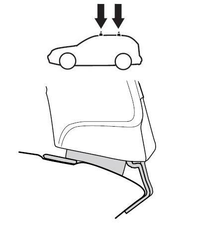 Монтажний комплект Thule 1049 для Mitsubishi Galant (mkVIII) 1996-2006; Proton Perdana (mkI) / Wira (mkI) 1993-2010 (TH 141049)