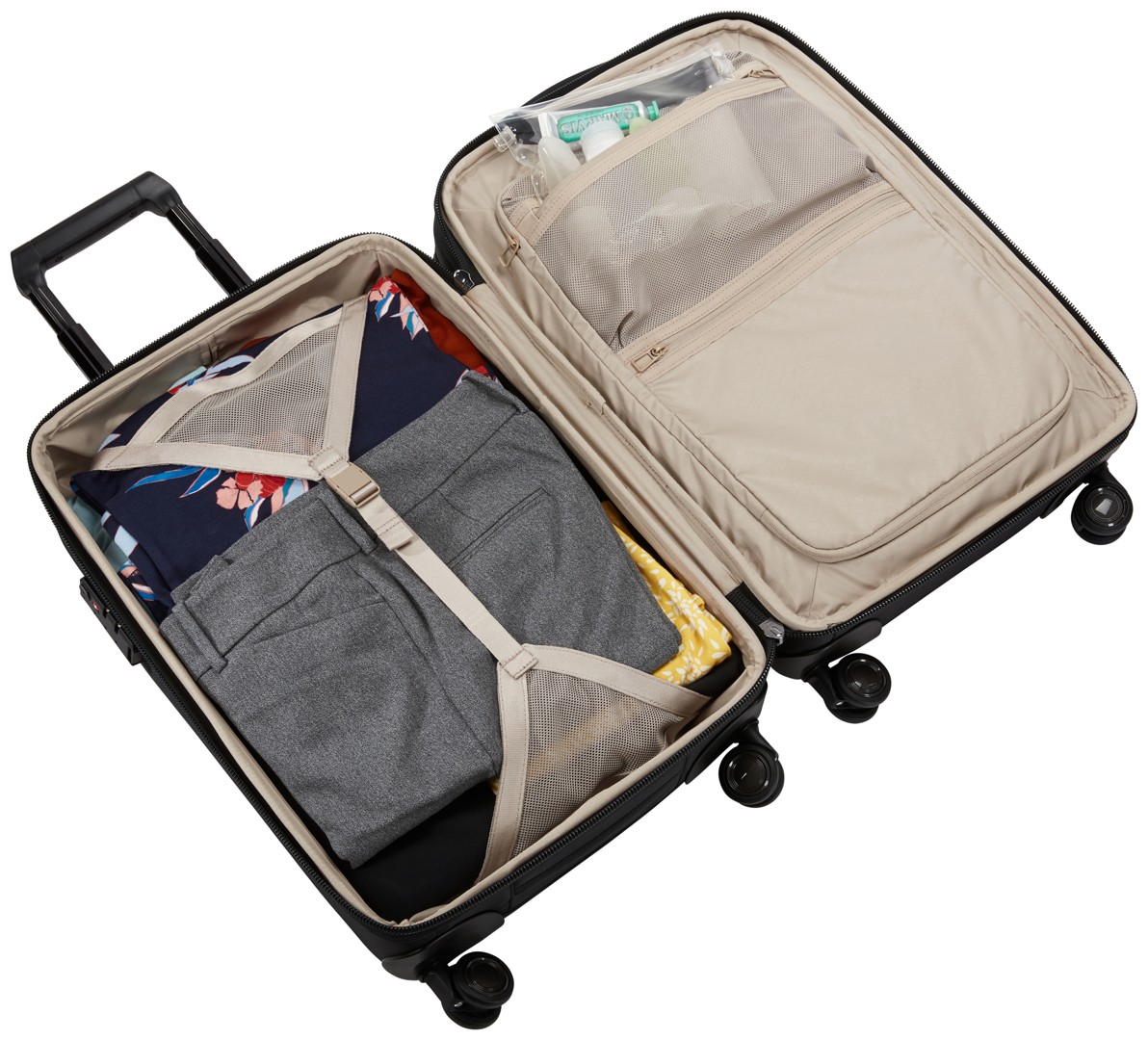 Валіза на колесах Thule Spira Carry-On Spinner with Shoes Bag (Black) (TH 3204143)