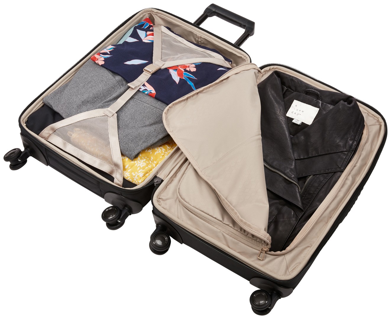 Валіза на колесах Thule Spira Carry-On Spinner with Shoes Bag (Black) (TH 3204143)