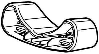 Заглушка в рейку під колеса 54215 (VeloSpace Adapter) (TH 54215)