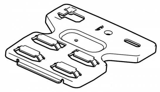 Монтажна пластина задня 52921 (UpRide, FastRide, TopRide) (TH 52921)